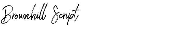 Brownhill Script.ttf