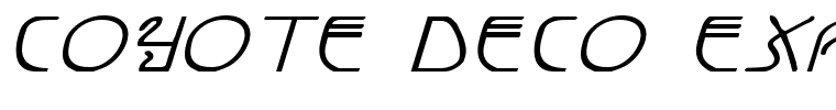Coyote Deco ExpItal.ttf