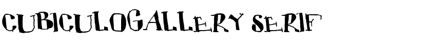 CUBICULOGALLERY SERIF.ttf