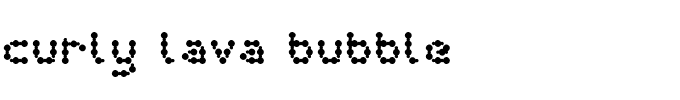 curly lava bubble.ttf