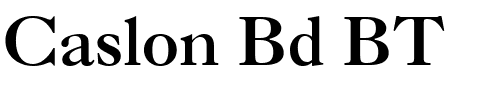Caslon Bd BT.ttf