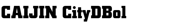 CAIJIN CityDBol.ttf
