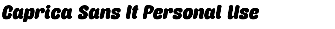 Caprica Sans It Personal Use.ttf