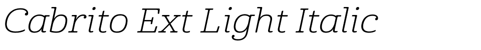 Cabrito Ext Light Italic.ttf
