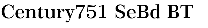 Century751 SeBd BT.ttf