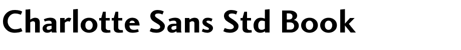 Charlotte Sans Std Book.ttf