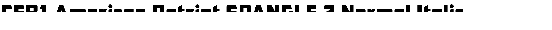 CFB1 American Patriot SPANGLE 2 Normal Italic.ttf