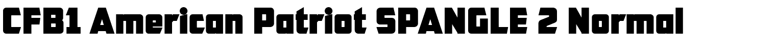 CFB1 American Patriot SPANGLE 2 Normal.ttf