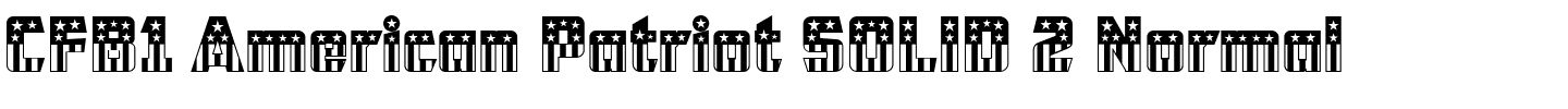 CFB1 American Patriot SOLID 2 Normal.ttf