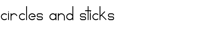 circles and sticks.ttf