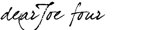 dearJoe four.ttf