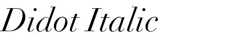 Didot Italic.ttf