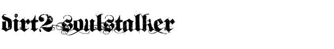 Dirt2 SoulStalker.ttf
