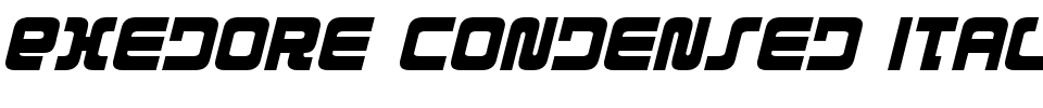 Exedore Condensed Italic.ttf