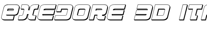 Exedore 3D Italic.ttf