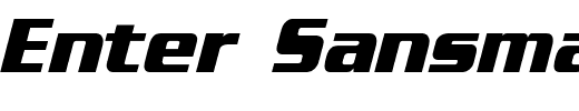 Enter Sansman.ttf