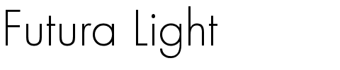 Futura Light