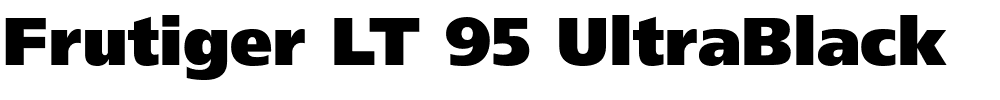 Frutiger LT 95 UltraBlack.ttf