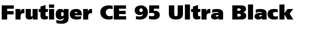 Frutiger CE 95 Ultra Black.ttf