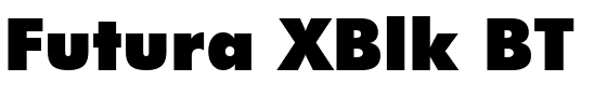 Futura XBlk BT.ttf