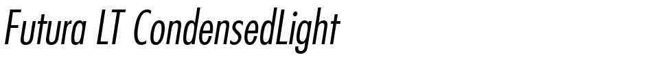 Futura LT CondensedLight.ttf