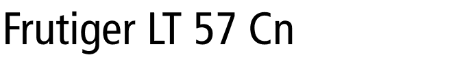 Frutiger LT 57 Cn.ttf
