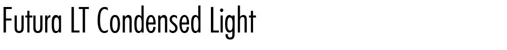 Futura LT Condensed Light.ttf