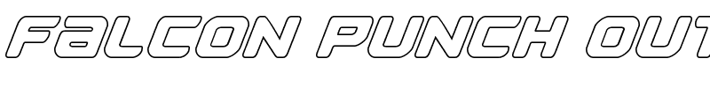 Falcon Punch Outline.ttf