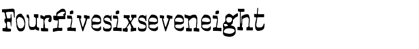 Fourfivesixseveneight.ttf