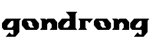 gondrong.ttf