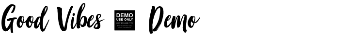 Good Vibes - Demo.ttf