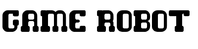 game robot.ttf