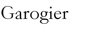 Garogier.ttf