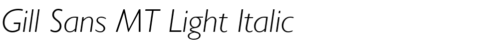 Gill Sans MT Light Italic.ttf