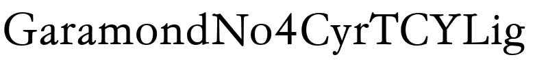 GaramondNo4CyrTCYLig.ttf