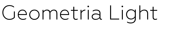 Geometria Light.ttf