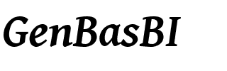 GenBasBI.ttf