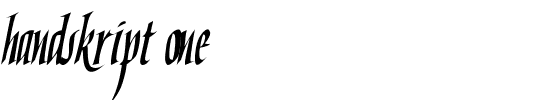 Handskript One.ttf