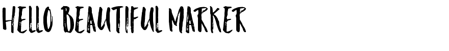 Hello Beautiful Marker.ttf