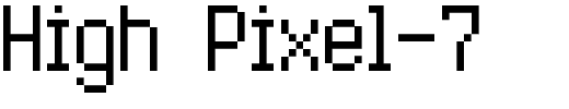 High Pixel-7.ttf