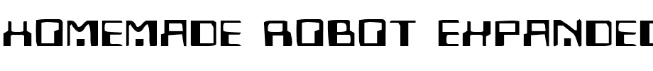Homemade Robot Expanded.ttf