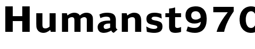 Humanst970 BT.ttf