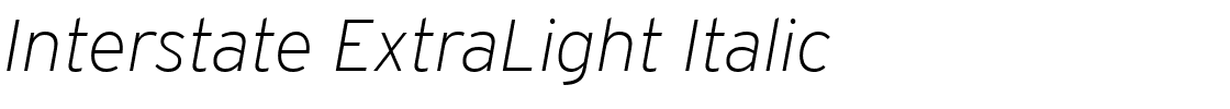 Interstate ExtraLight Italic.ttf
