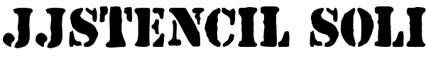 JJStencil Solid.ttf
