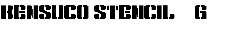 Kensuco Stencil__G.ttf