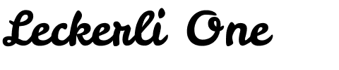Leckerli One.ttf