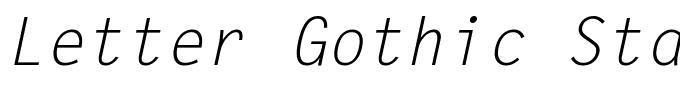 Letter Gothic Std.ttf