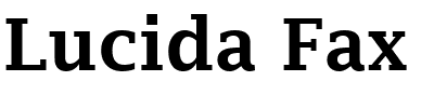 Lucida Fax.ttf