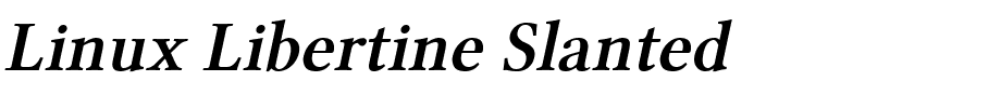 Linux Libertine Slanted.ttf