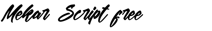 Mekar Script free.ttf